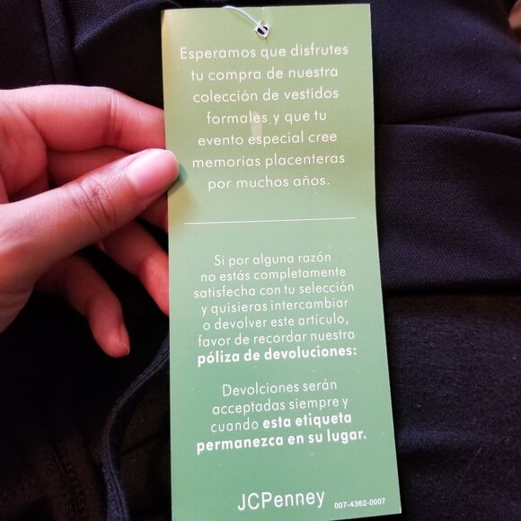 S.L. Fashions Women's Size 6 Missy Black Short Sleeve Layered Formal Dress - Picture 11 of 11